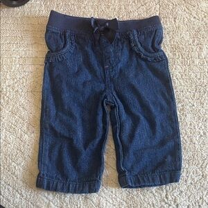 Garanimals Dark Blue Kids Jeans with Bow